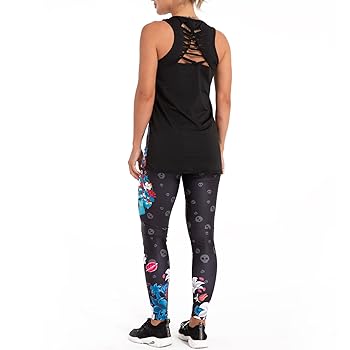 Amazon.com: DRZHEAM Women's Sugar Skull Yoga Outfits for